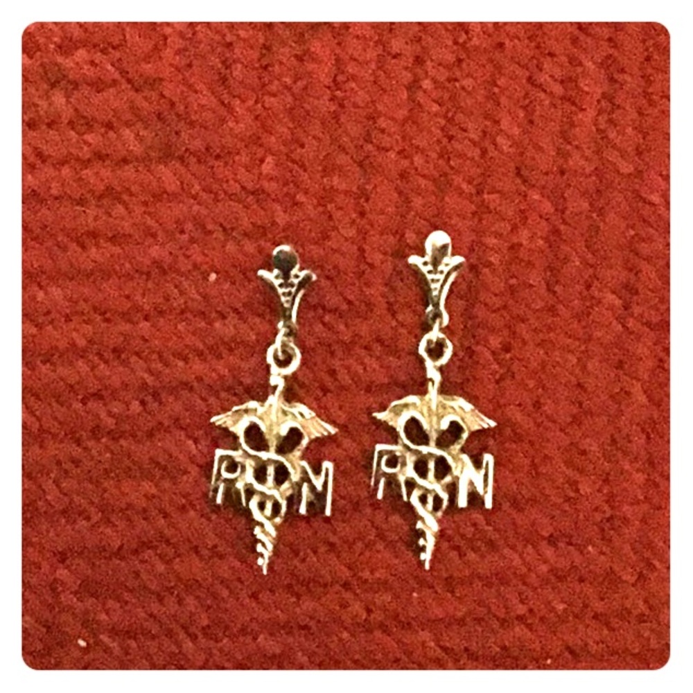 Caduceus Earrings